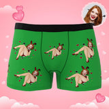 Custom Wife Or Girlfriend Face Boxers AR View - Personalized Couple Men's boxer briefs