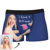 Custom Wife Or Girlfriend Face Boxers - Personalized Couple Men's boxer briefs