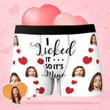 It's Mine Custom Wife Or Girlfriend Face Boxers AR View - Personalized Couple Men's boxer briefs