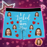 It's Mine Custom Wife Or Girlfriend Face Boxers AR View - Personalized Couple Men's boxer briefs