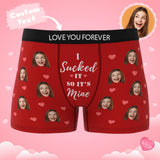 Custom Wife Or Girlfriend Face Boxers AR View - Personalized Couple Men's boxer briefs