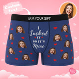 Custom Wife Or Girlfriend Face Boxers AR View - Personalized Couple Men's boxer briefs