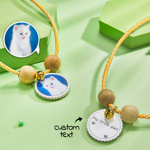 Any Photo - Personalized Dog Photo Engraved Pet Collar