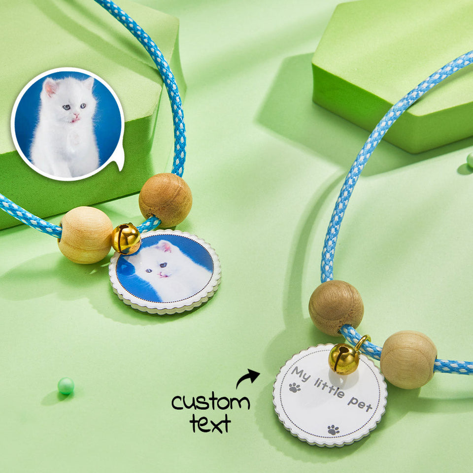 Any Photo - Personalized Dog Photo Engraved Pet Collar