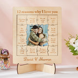 Reasons I Love You - Personalized Couple Photo Puzzle
