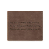 Any Photo And Text - Personalized Photo Bifold Wallet
