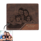 Any Photo - Personalized Photo Wallet Bronzing Simplicity