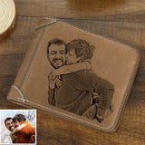 Any Photo And Text - Personalized Photo Bifold Wallet