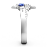 Personalized Two Birthstones Engraved 925 Silver
