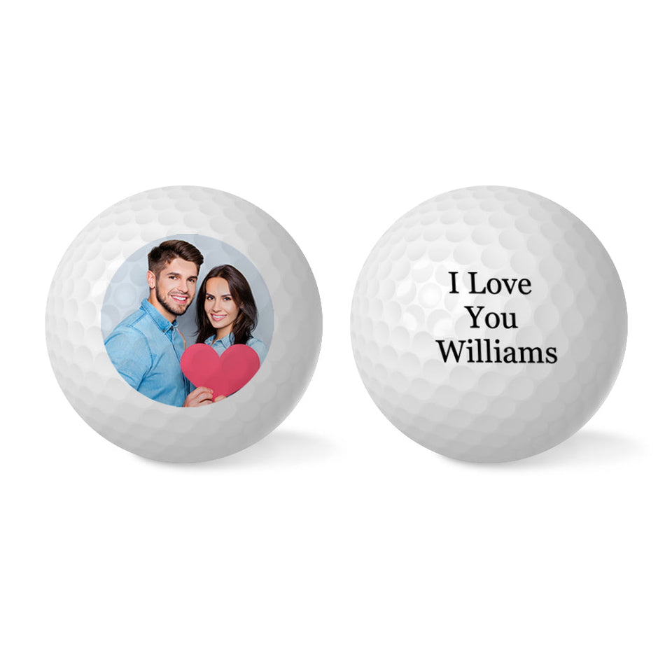 Any Picture - Golf gift for dad, him, boyfriend, husband, grandpa - Personalized Golf Ball