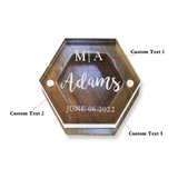 Custom Text - Personalized Layer Acrylic And Wooden Ring Box