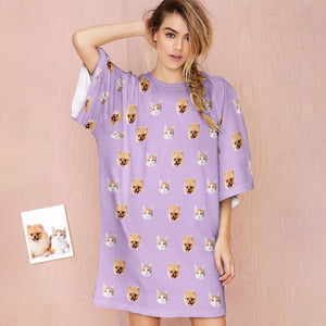 Custom Photo Pet Nightdress - Personalized Dog Nightdress