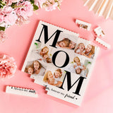 Always My Mother Forever My Friends - Personalized Mother Photo Building Block Puzzle
