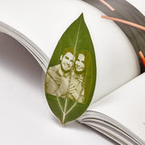 Any Photo - Personalized Photo Leaf Carving Bookmark