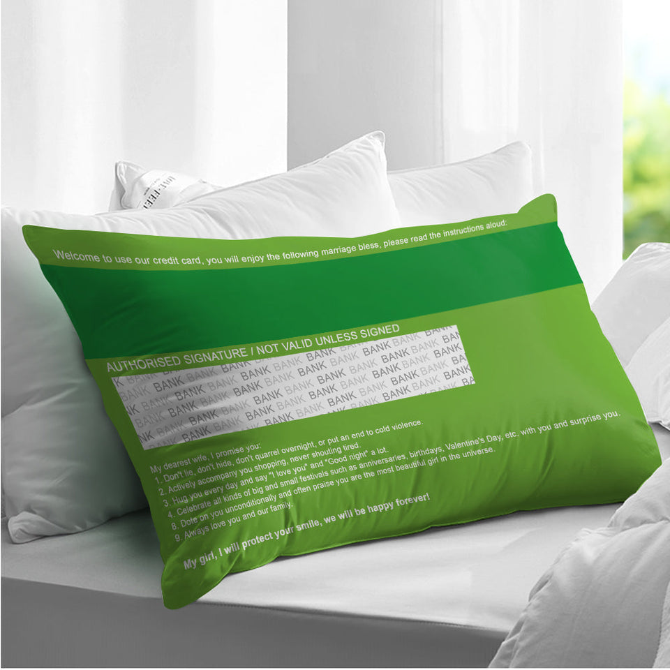 The Bank Of Love - Personalized Couple Rectangular Pillow