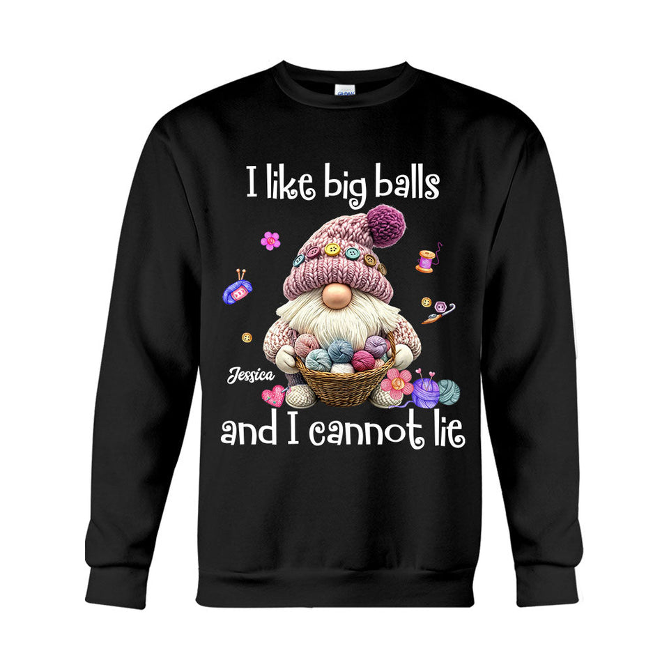 I Like Big Balls And I Cannot Lie - Personalized Crocheting T-shirt And Hoodie