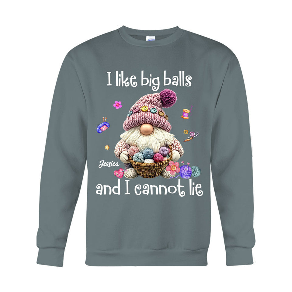 I Like Big Balls And I Cannot Lie - Personalized Crocheting T-shirt And Hoodie