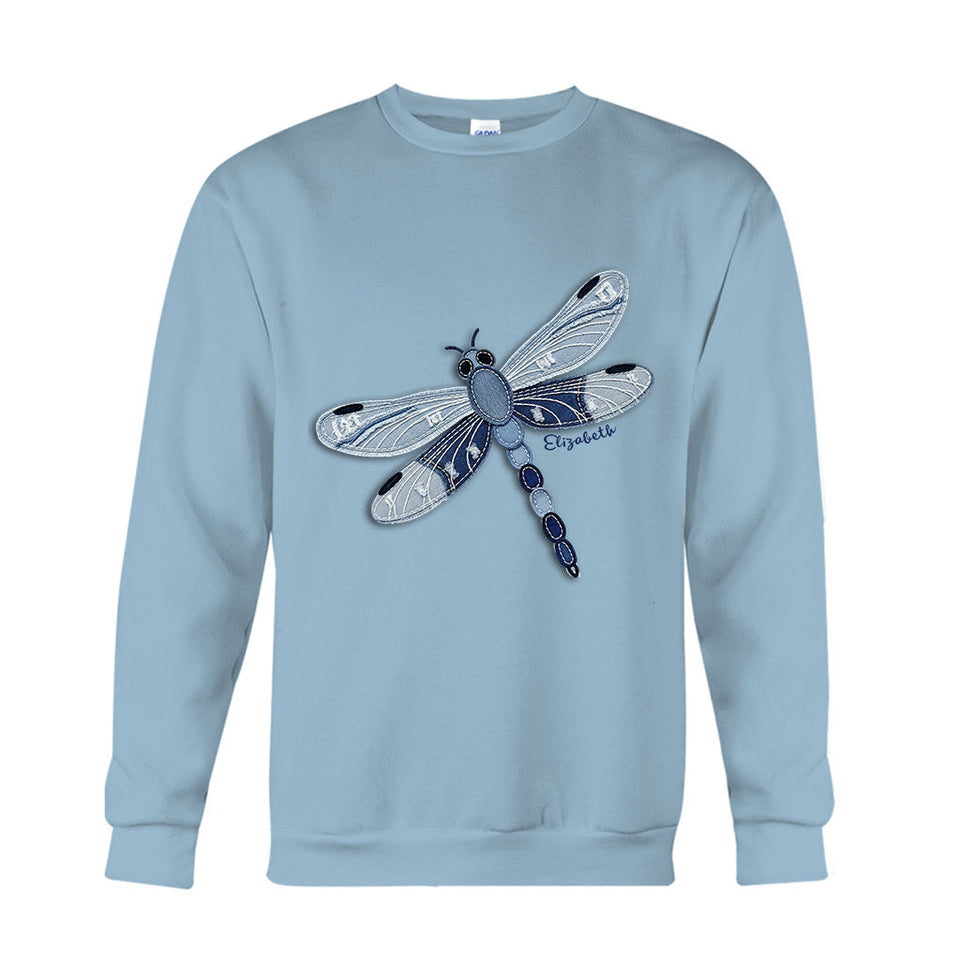 Blue Dragonfly/ Butterfly/ Bee/ Humming Bird - Personalized Gardening T-shirt And Hoodie