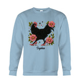 Floral Chicken - Personalized Chicken T-shirt And Hoodie