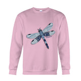 Blue Dragonfly/ Butterfly/ Bee/ Humming Bird - Personalized Gardening T-shirt And Hoodie
