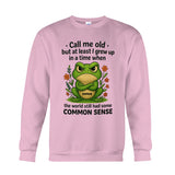 Call Me Old - Love Frog Personalized T-shirt And Hoodie