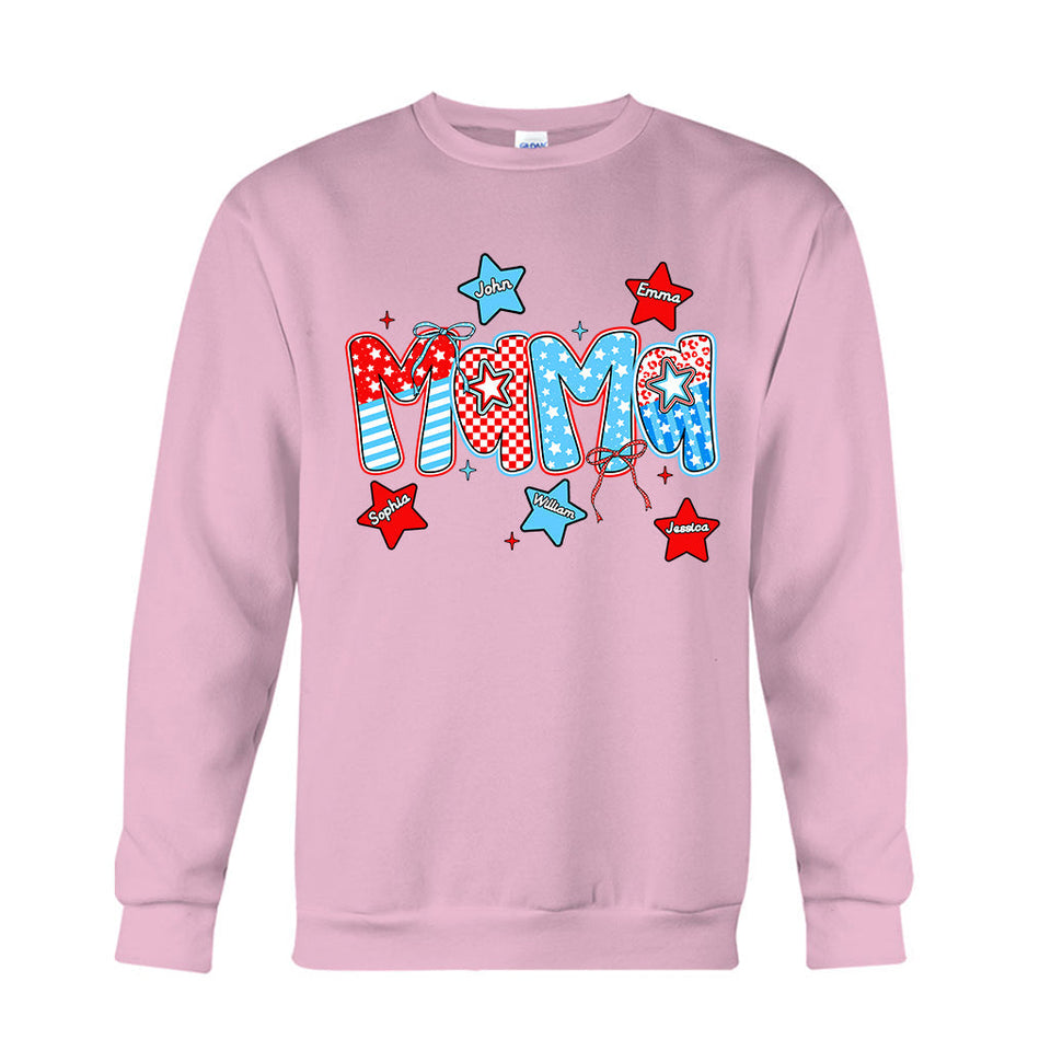 4th of July Mama - Personalized Mother T-shirt And Hoodie