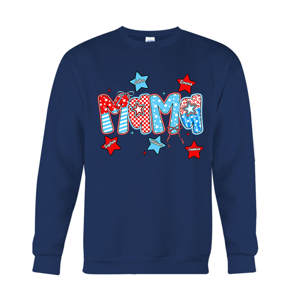 4th of July Mama - Personalized Mother T-shirt And Hoodie