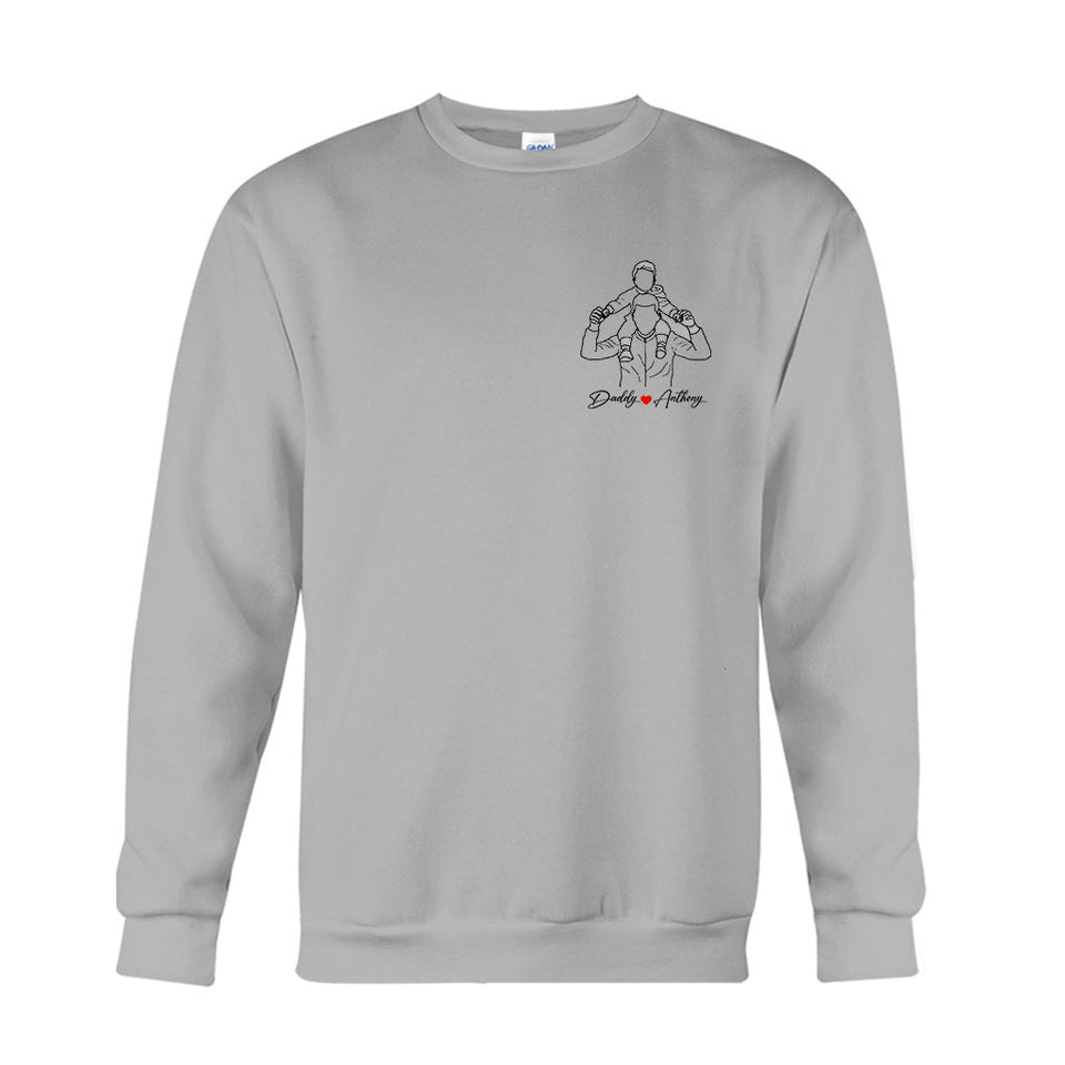 Best Dad Ever - Personalized Father T-shirt And Hoodie