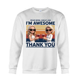 Dear Mom, Thank You - Personalized Mother T-shirt And Hoodie