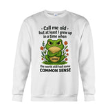 Call Me Old - Love Frog Personalized T-shirt And Hoodie