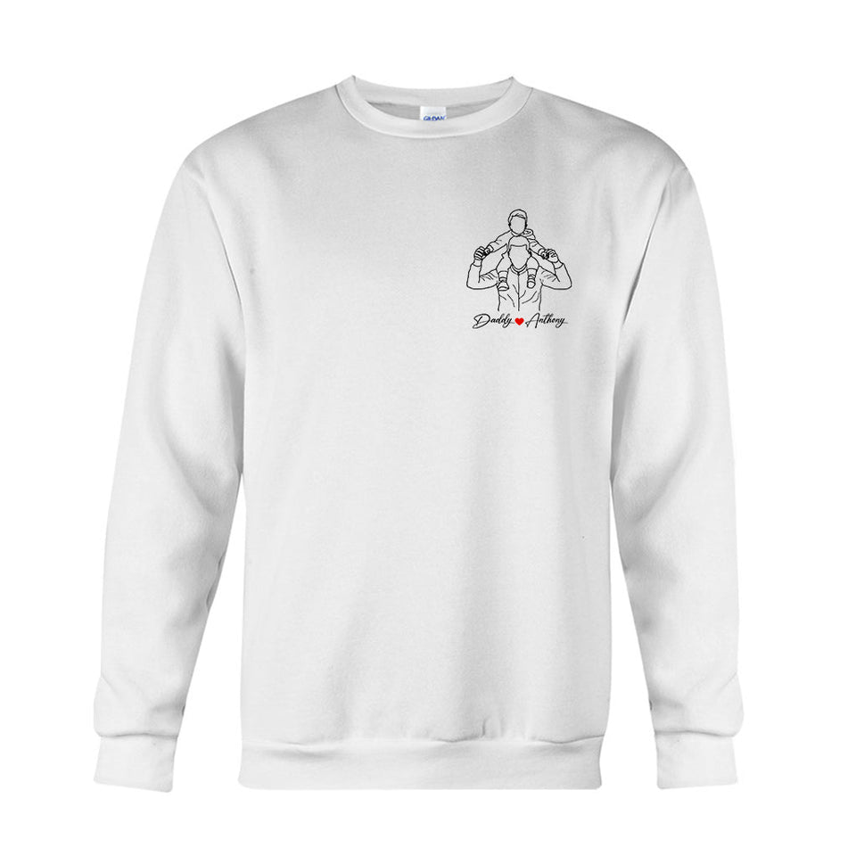 Best Dad Ever - Personalized Father T-shirt And Hoodie