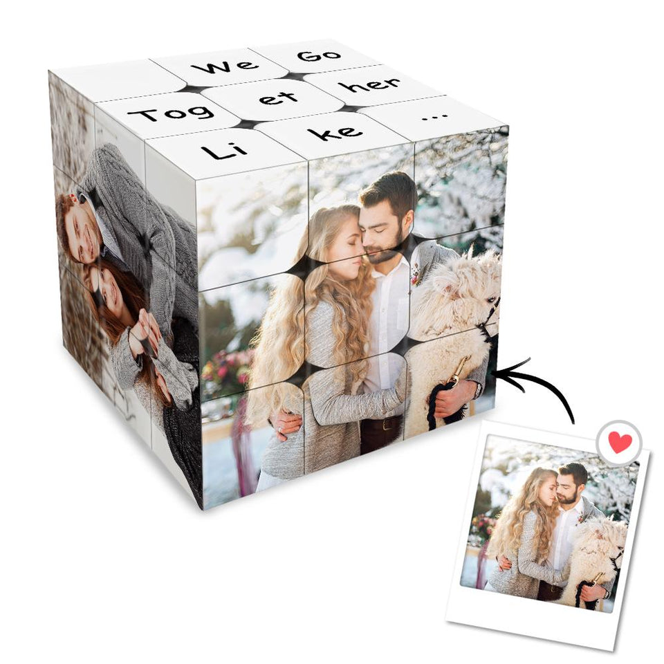 Personalized Text & Photo Rubik's Cube