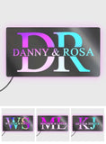 Any Name - Personalized Couple Any Names Neon Mirror Light