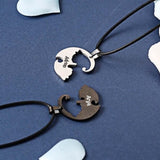 Matching Cat - Personalized Couple Matching Cat Necklace