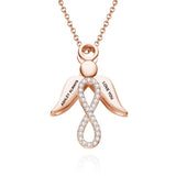 Little Angel - Personalized Name Wings Necklace
