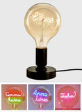 Any Name Light Bulbs - Personalized Any Name Light Bulbs Lamp