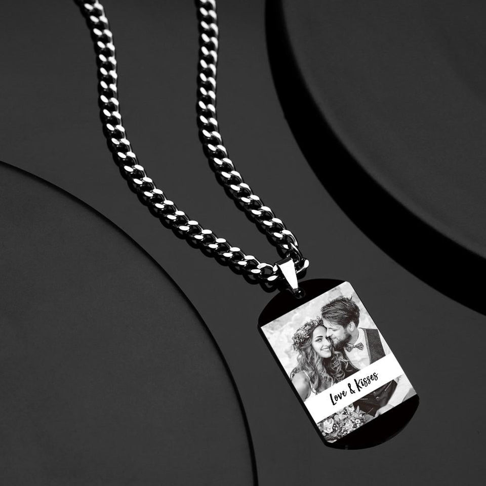 Personalized Engraved Spotify Photo With Calendar Charm