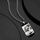 Personalized Engraved Spotify Photo With Calendar Charm