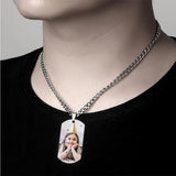 Happy Birthday - Personalized Photo Necklace