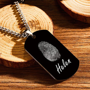 Personalized Engraved Fingerprint