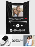 Song Code - Personalized Couple Heating Blanket with 3 Time Settings