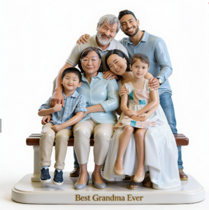 Custom  Best Grandma Ever Any Photo - Custom Grandma and Family Generations Personalized Shaped Acrylic Plaque Keepsake Gift Home Living Room Decor Display