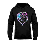 I Love Being Grandma Sunflower - Personalized Mother's Day Grandma T-shirt and Hoodie