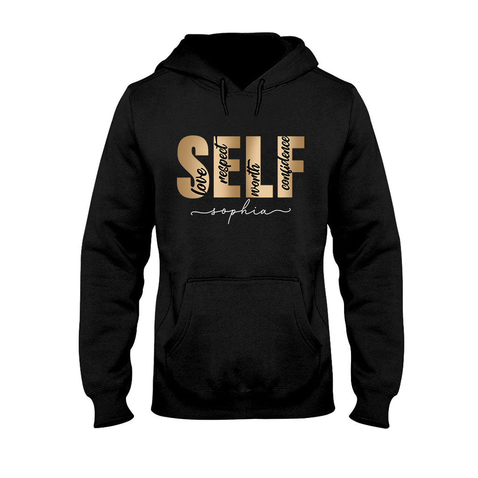 Self Confidence - Personalized African American T-shirt And Hoodie