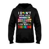 T-shirt et sweat à capuche « Je suis brillant » pour la sensibilisation à l'autisme 112021