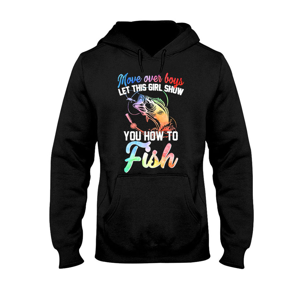 Move Over Boy - Fishing T-shirt and Hoodie 112021