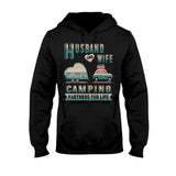 Husband And Wife Camping Partners - T-shirt and Hoodie 112021