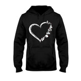 Camping Heart T-shirt and Hoodie 112021