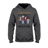Coworkers By Chance Sisters By Choice - Personalized Teacher T-shirt and Hoodie