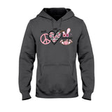 Peace Love One Hip Teacher - Personalized T-shirt and Hoodie